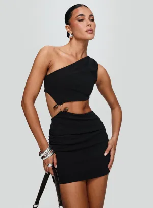 Easy Fashion Hardward Mini Dress Black Tall