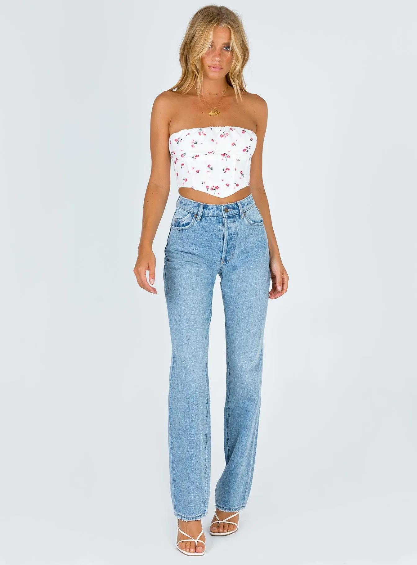 Ivy Bustier Lightweight Weave Material