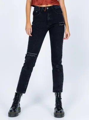 Charleston Denim Jeans Black Casual Element
