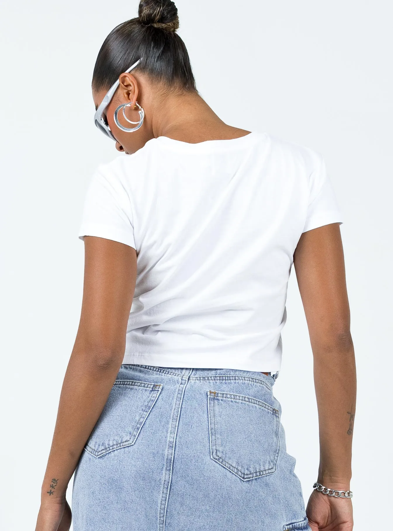 GarmentDyedTexture Better Together Tee White