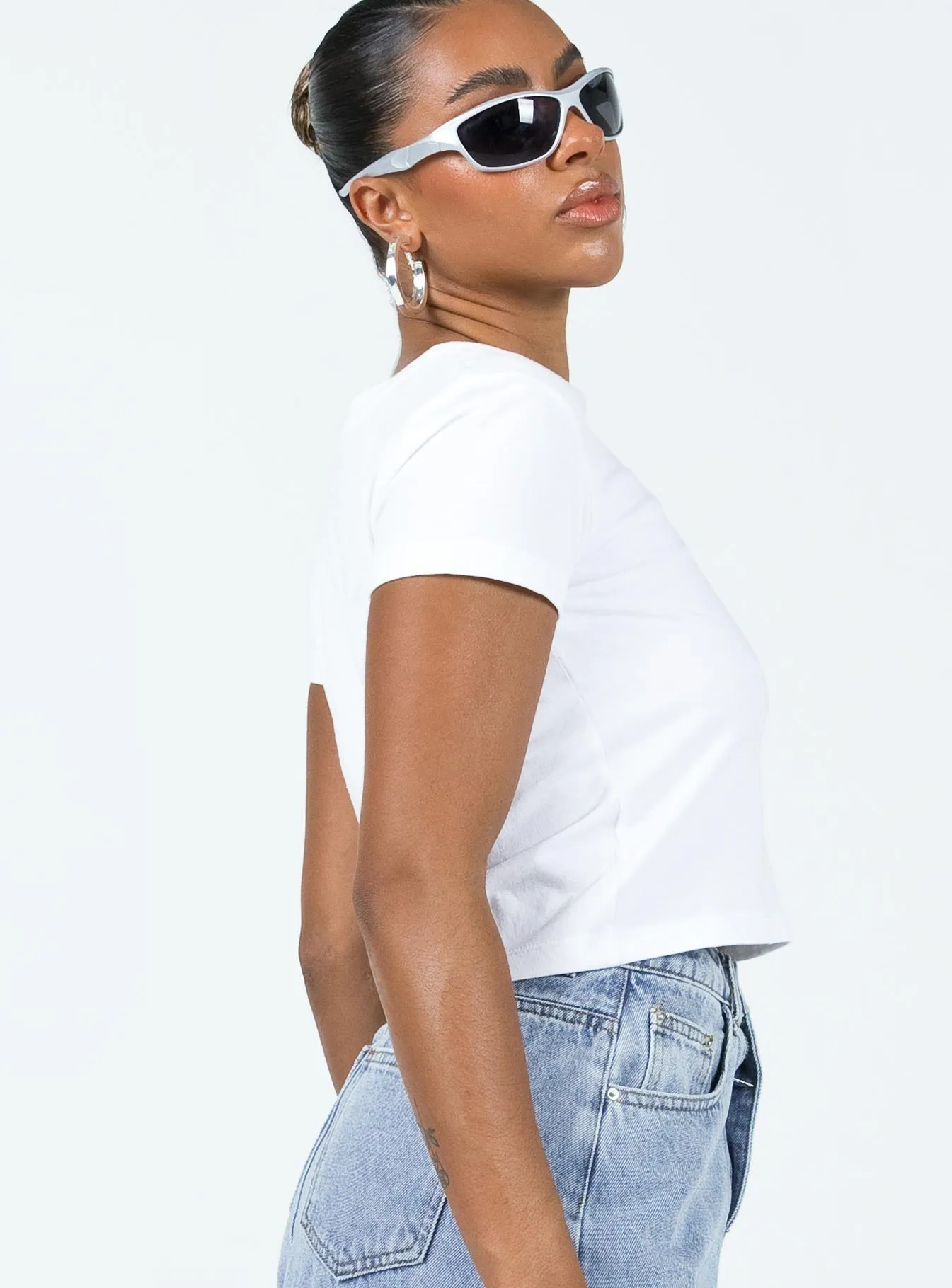 Anti Odor Technology Ergonomic Cut Better Together Tee White