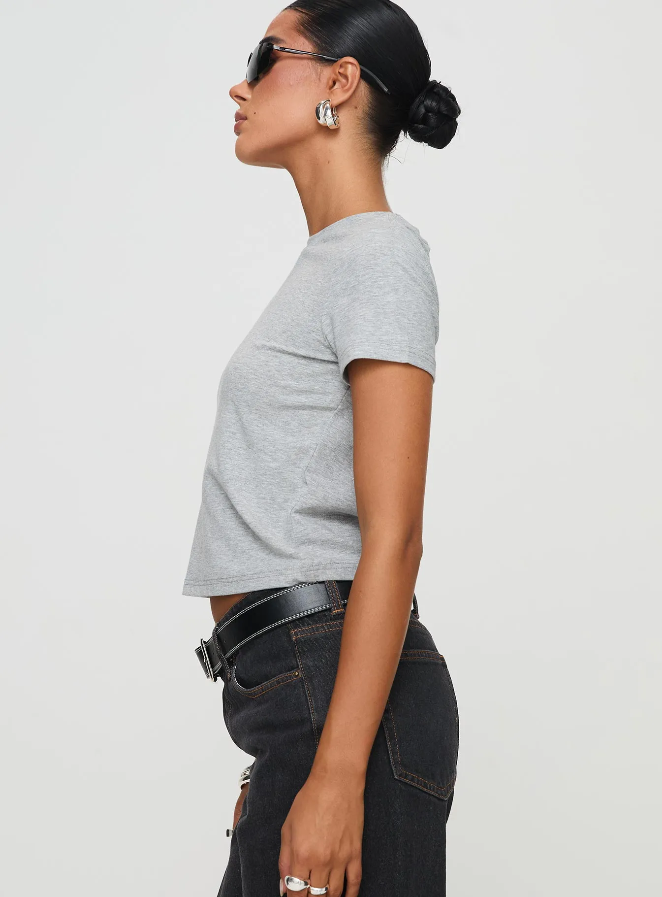 Layered Wear Alonza Tee Grey