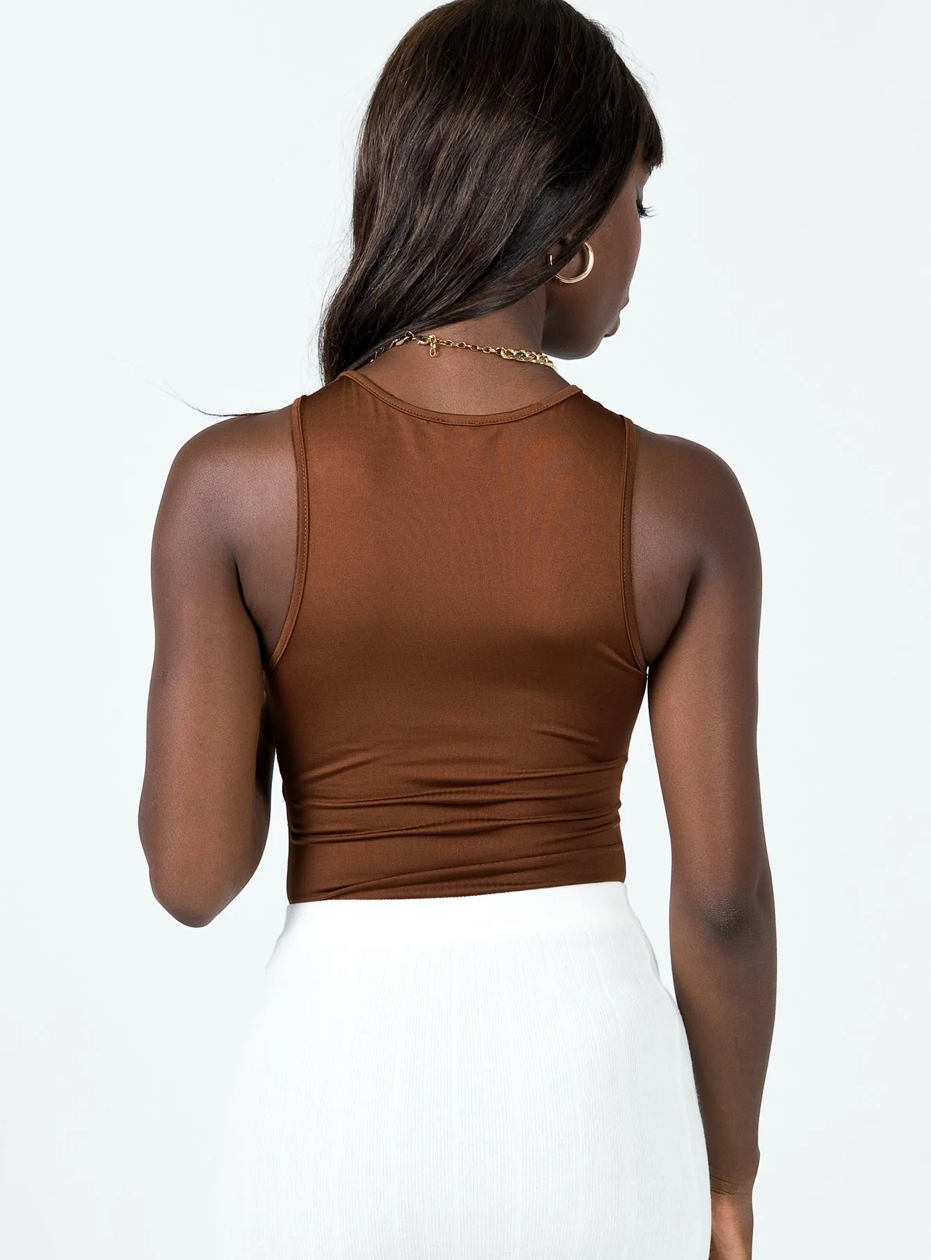 Hendrix Bodysuit Brown Lightweight Clean