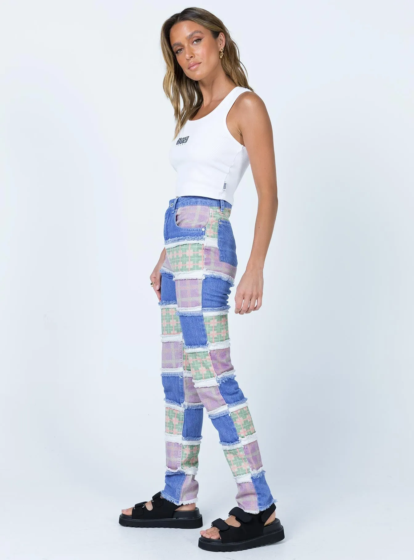 Trend Neutral Plain Comfort The Ragged Priest Vision Jeans Multi