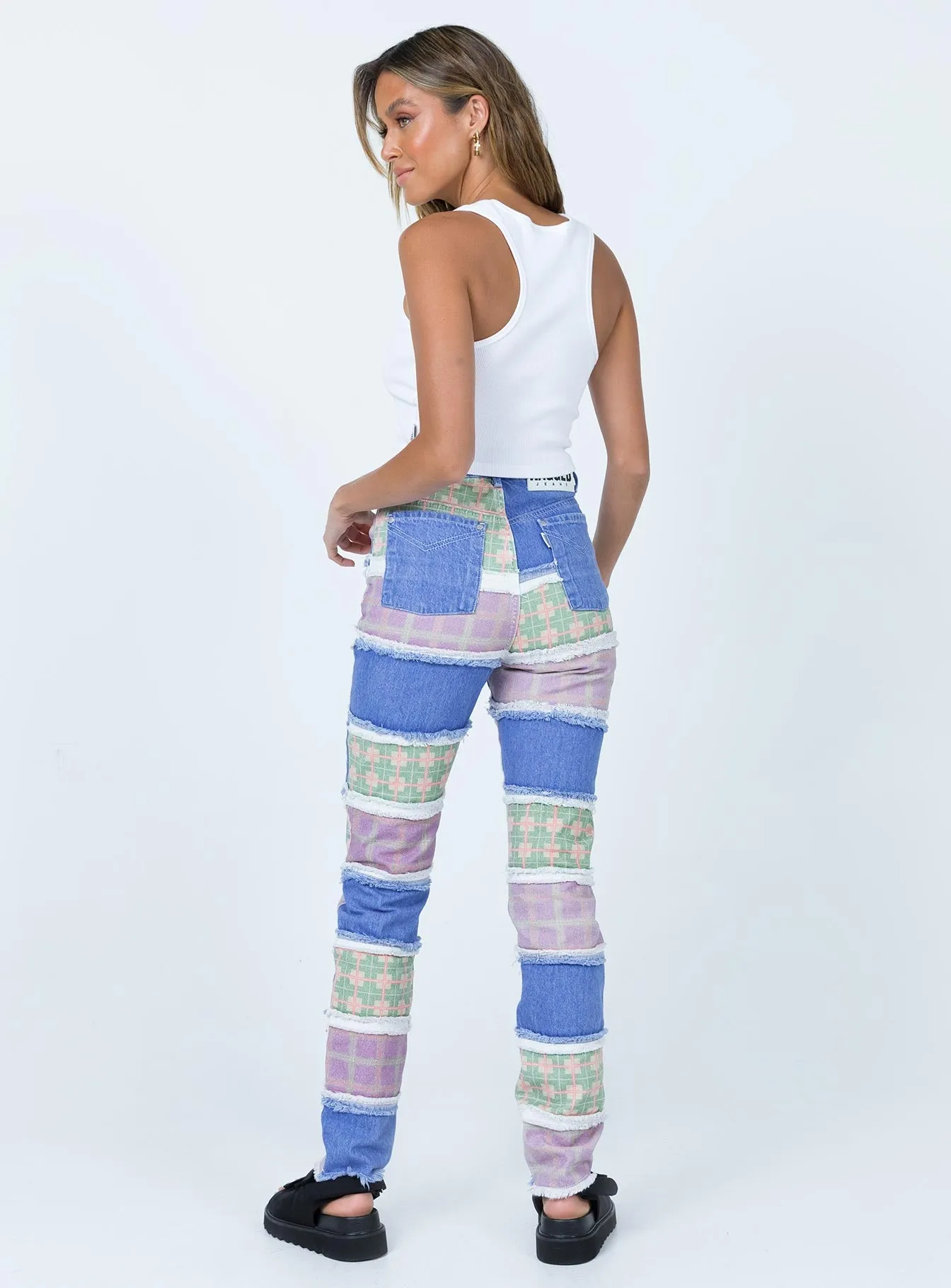 Music Event Picnic Style Shopping Day Adult Fashion Athlete Fit The Ragged Priest Vision Jeans Multi