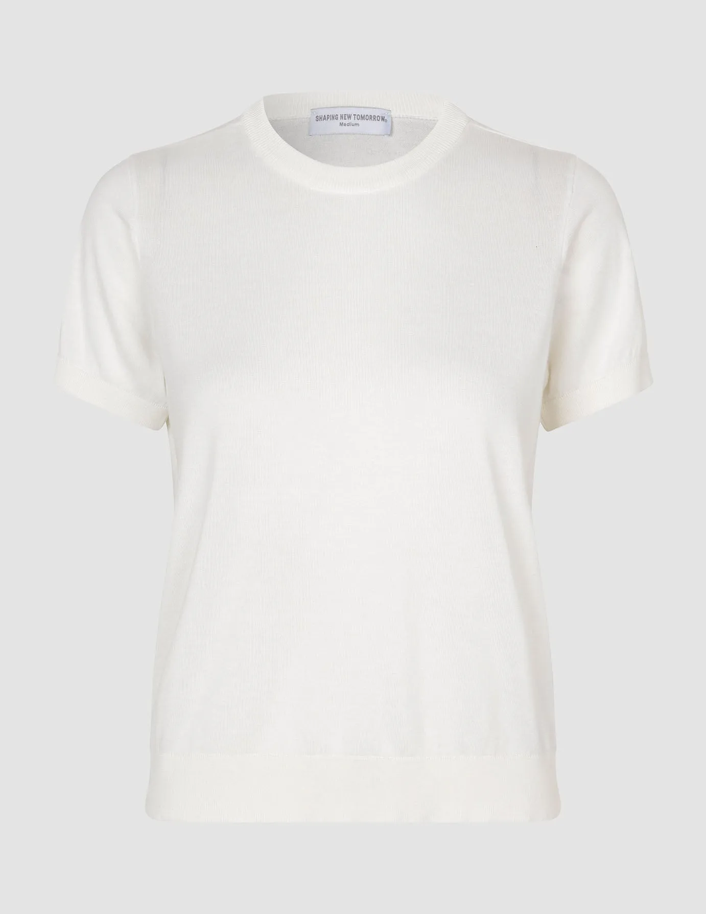 UVProtectionCloth Fine Knit T-shirt Off White