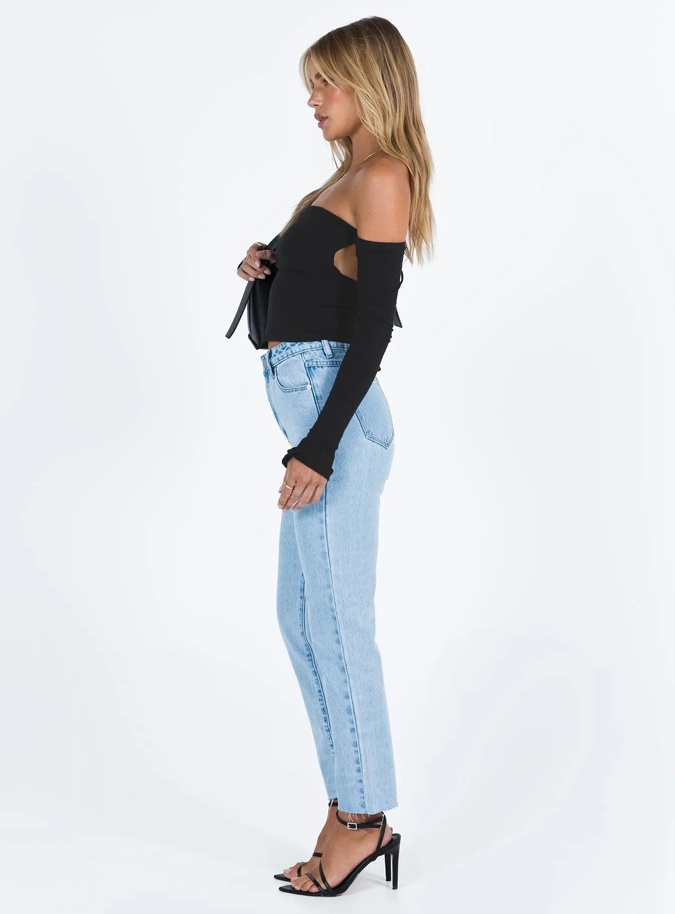 Button Fly Closure Abrand Walk Away 94 High Slim Jeans