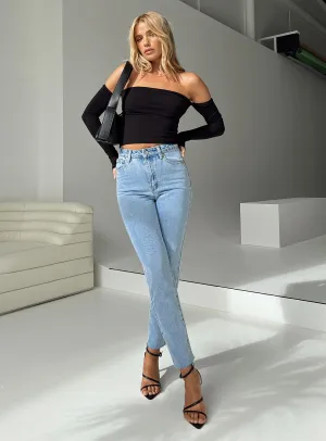 Abrand Walk Away 94 High Slim Jeans Picnic Style Modern
