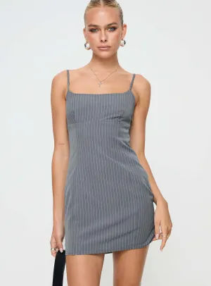 Bakers Mini Dress Grey Comfort Wear