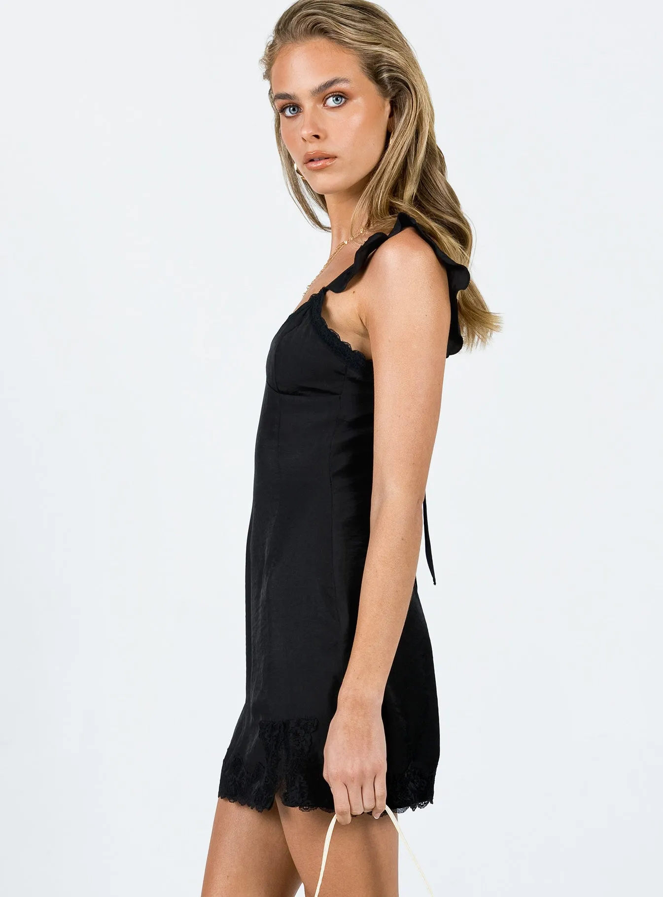 Youth Glow Emanuel Mini Dress Black