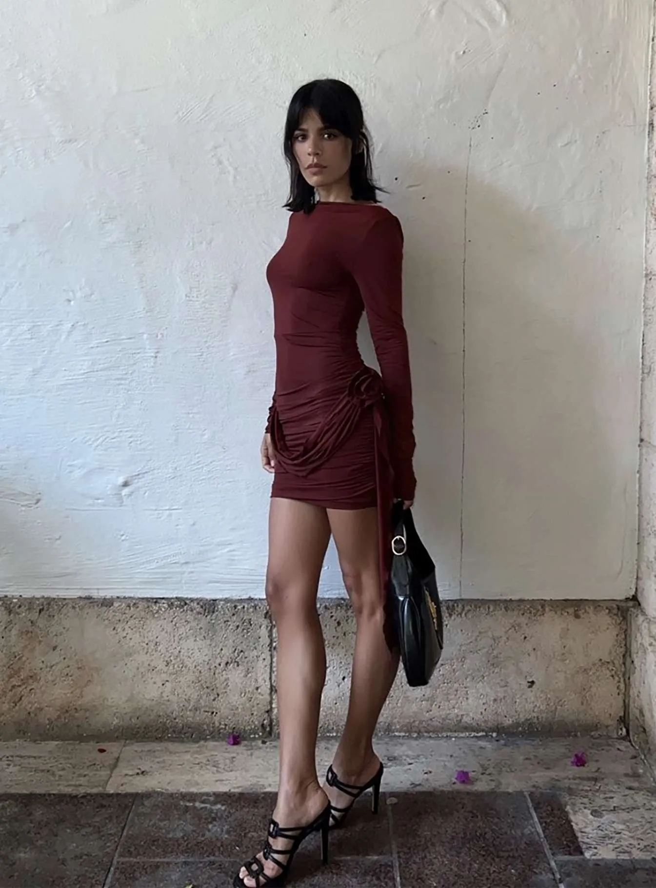 Glory Mini Dress Garnet Bar Scene