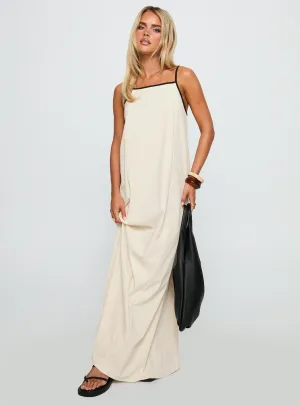 The classic cut of this maxi dress ensures a flattering fit for all body types Dominik Maxi Dress Cream