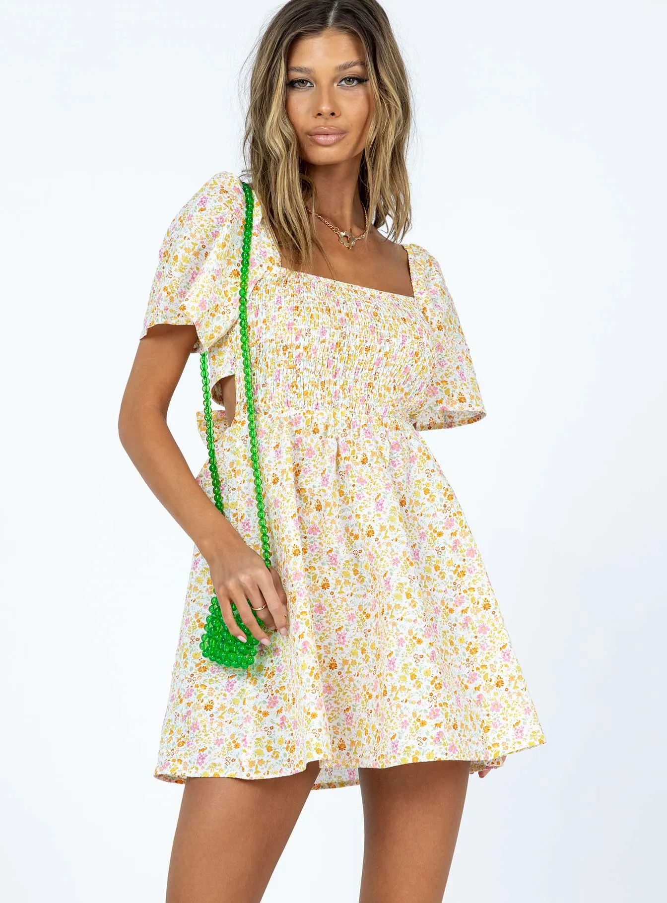 Low Bulk Summer Nights Mini Dress Floral