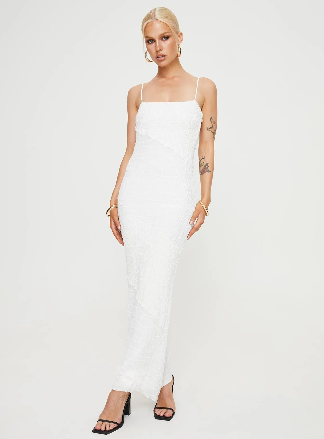 Dune Path Boynton Maxi Dress White