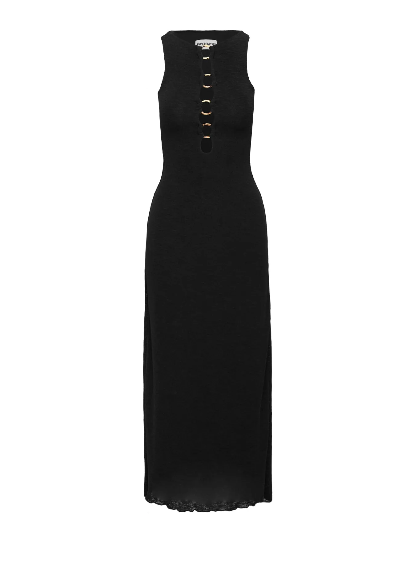 Dejonge Ring Sleeveless Maxi Dress Black This maxi dress offers the perfect combination of comfort and style for everyday wear Sunset Glow