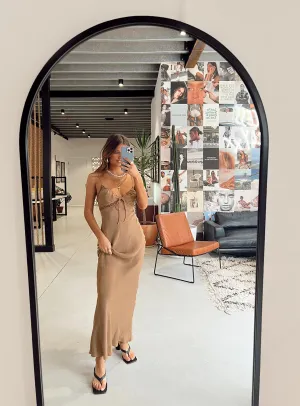 Emily Maxi Dress Brown Day Warm