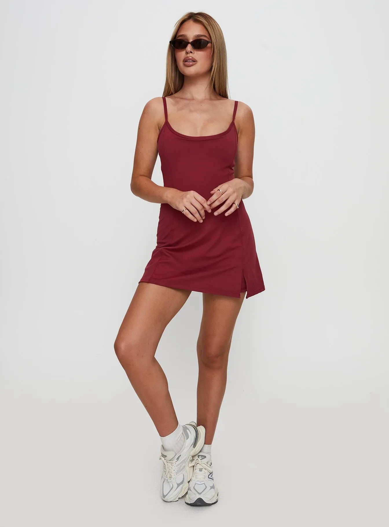 Ambition Activewear Mini Dress Cherry Vibrant Chic Wear Look Loud