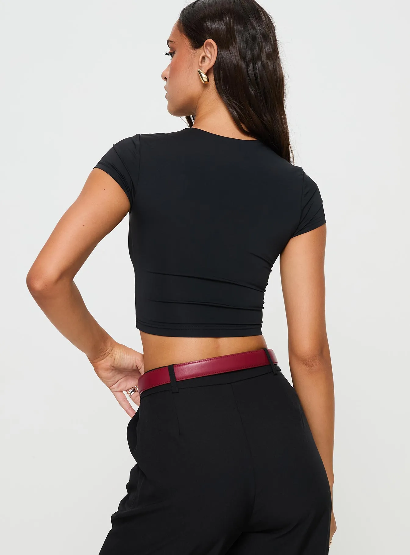 Darius Top Black Street Trendy