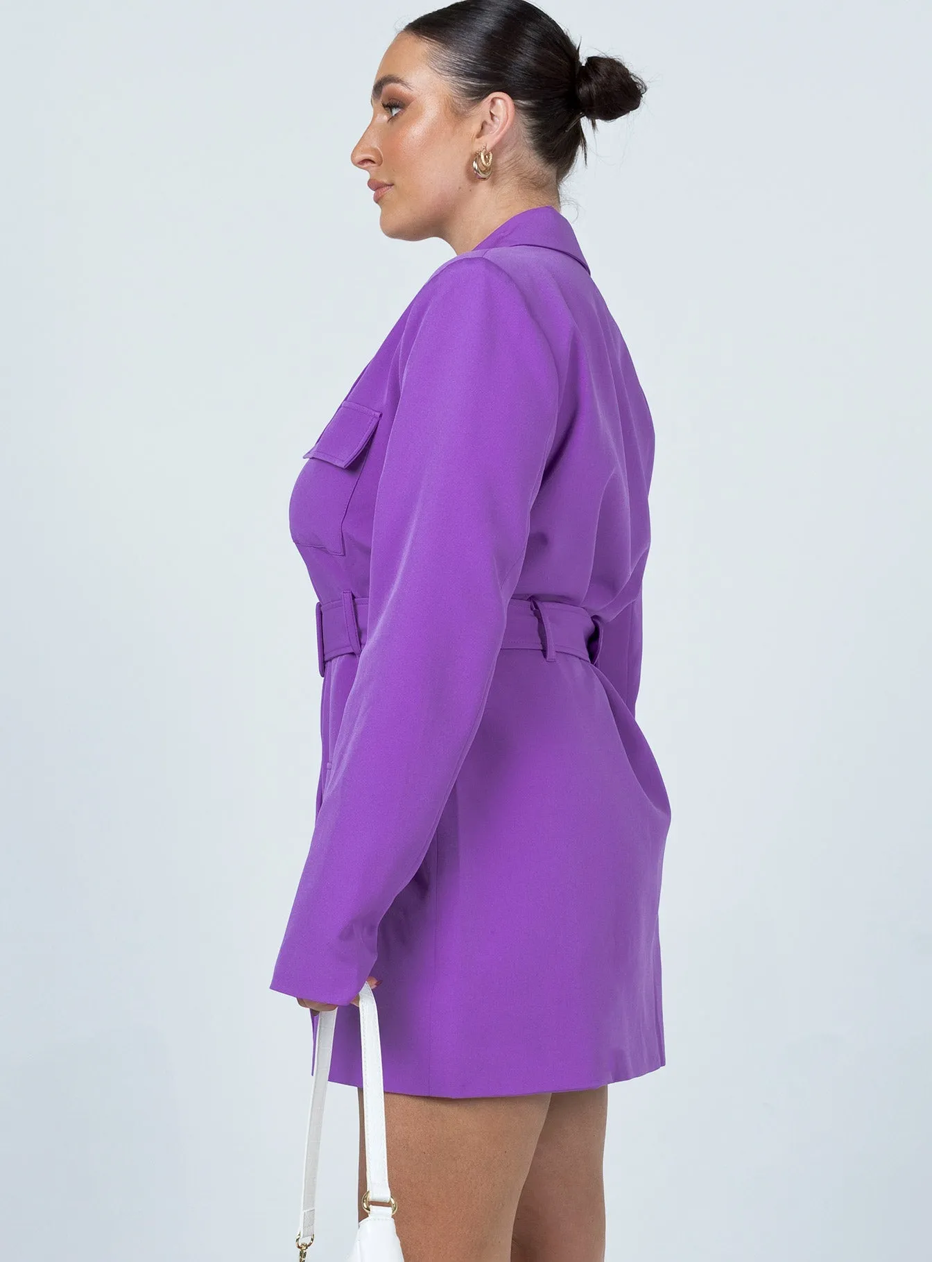 Steinway Mini Dress Purple Trendy Mood