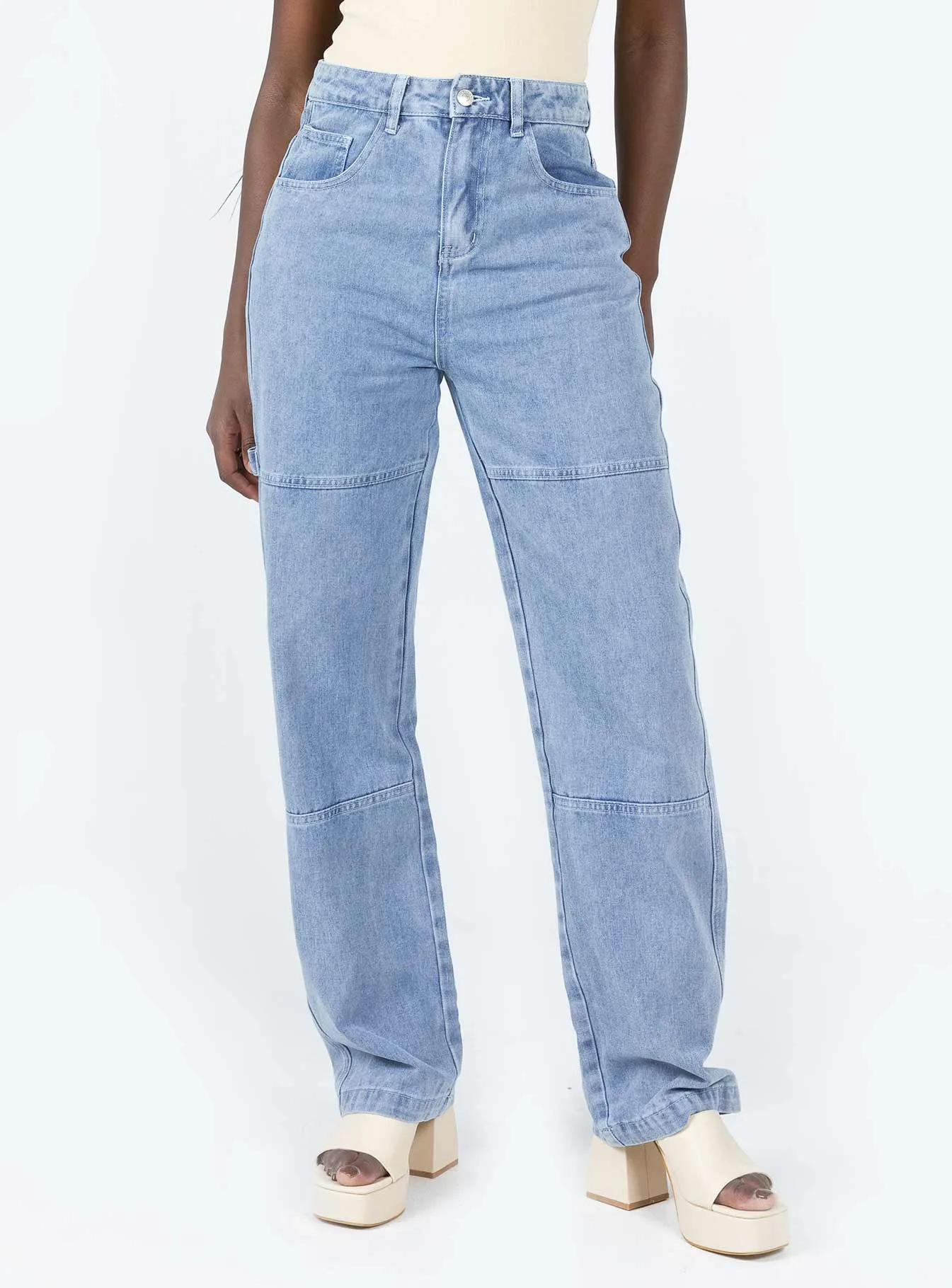 Student Outfit Work Ready Copeland Jeans Light Wash Denim