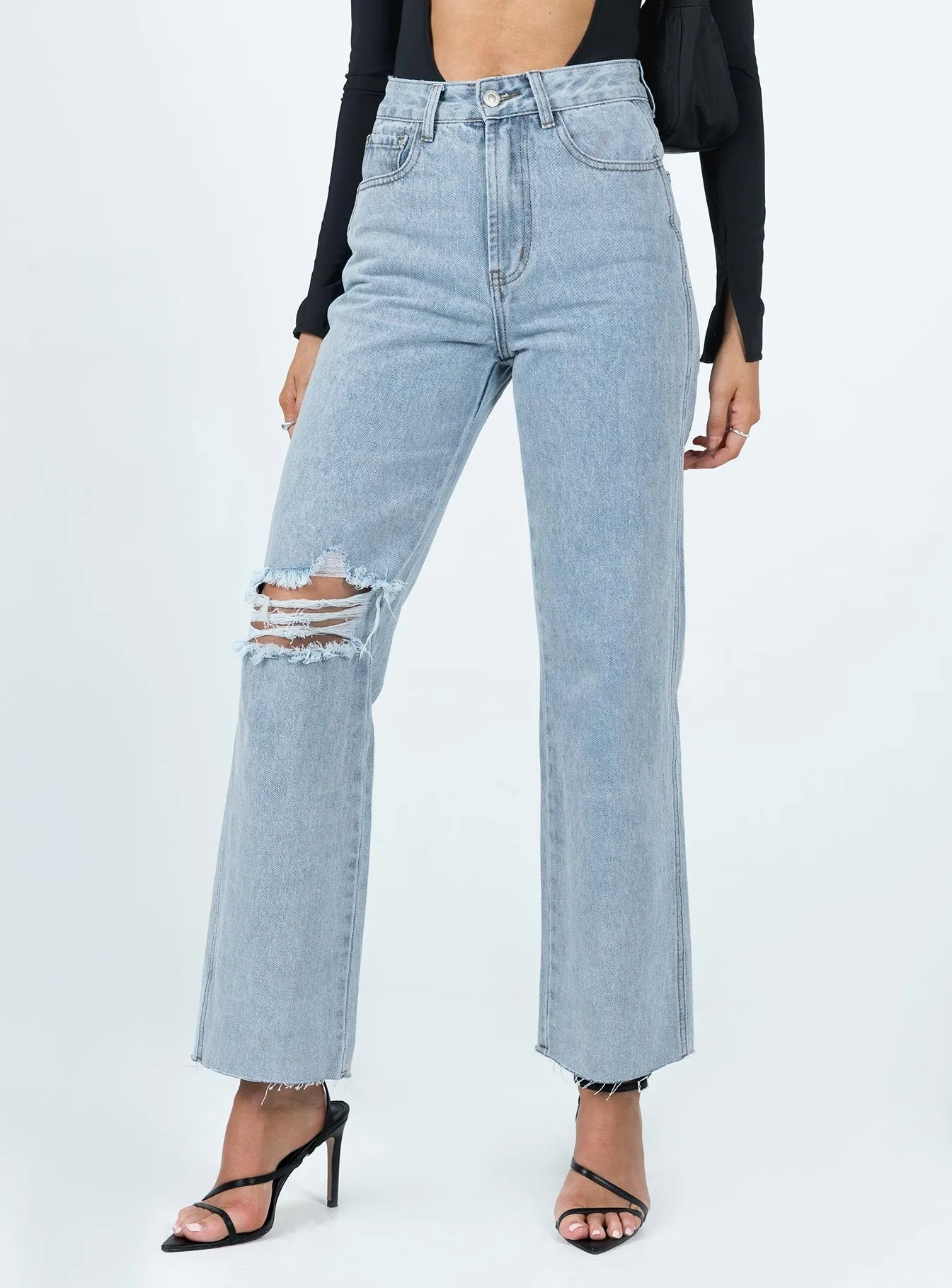 Ellesi Straight Leg Jean Denim Non Fade Fabric