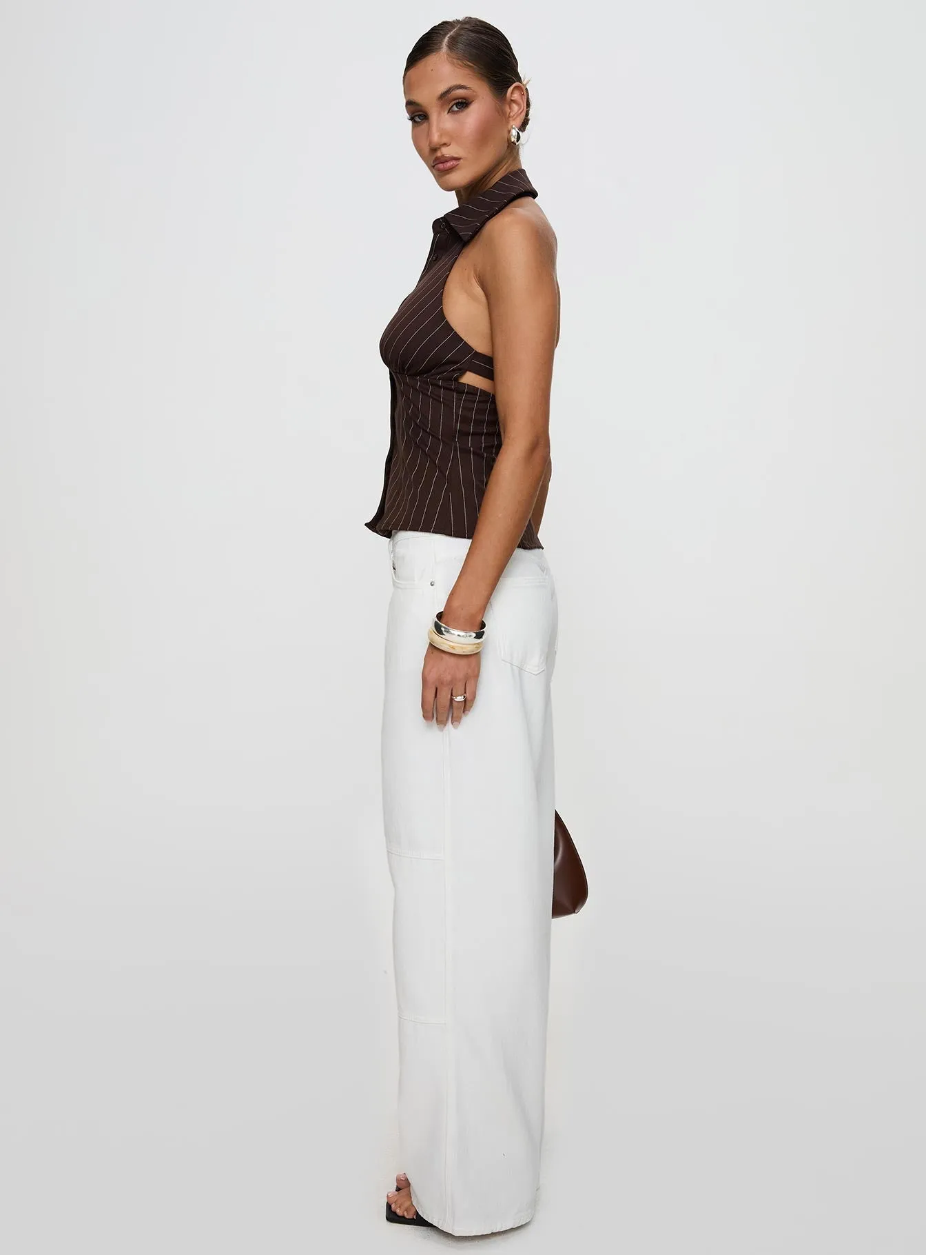 Unisex Fit Favorite Basic Companion Mid Rise Jean White