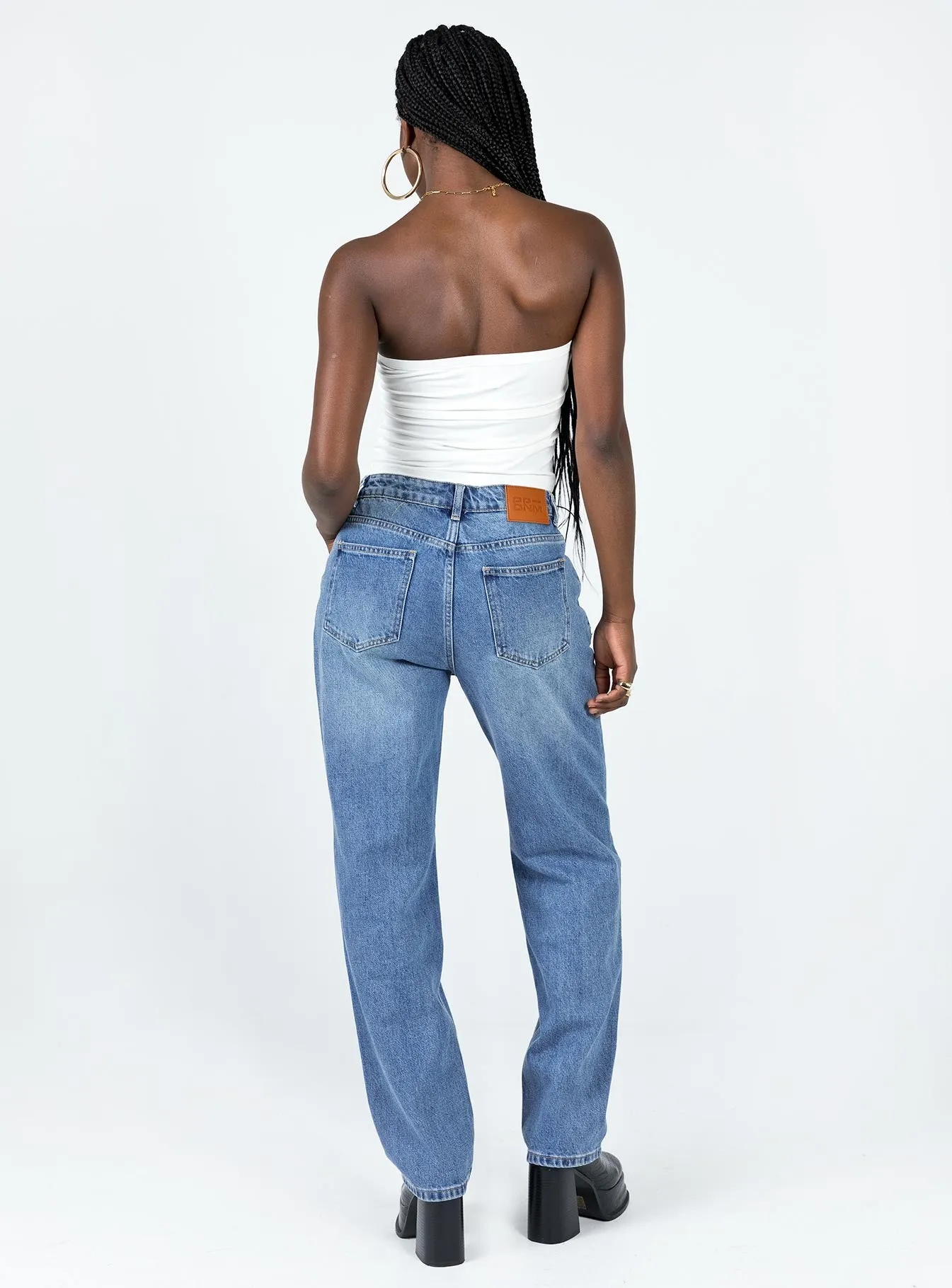 Traveler Gear Sustainable Weather Friendly Mick Mid Wash Low Rise Jean Denim