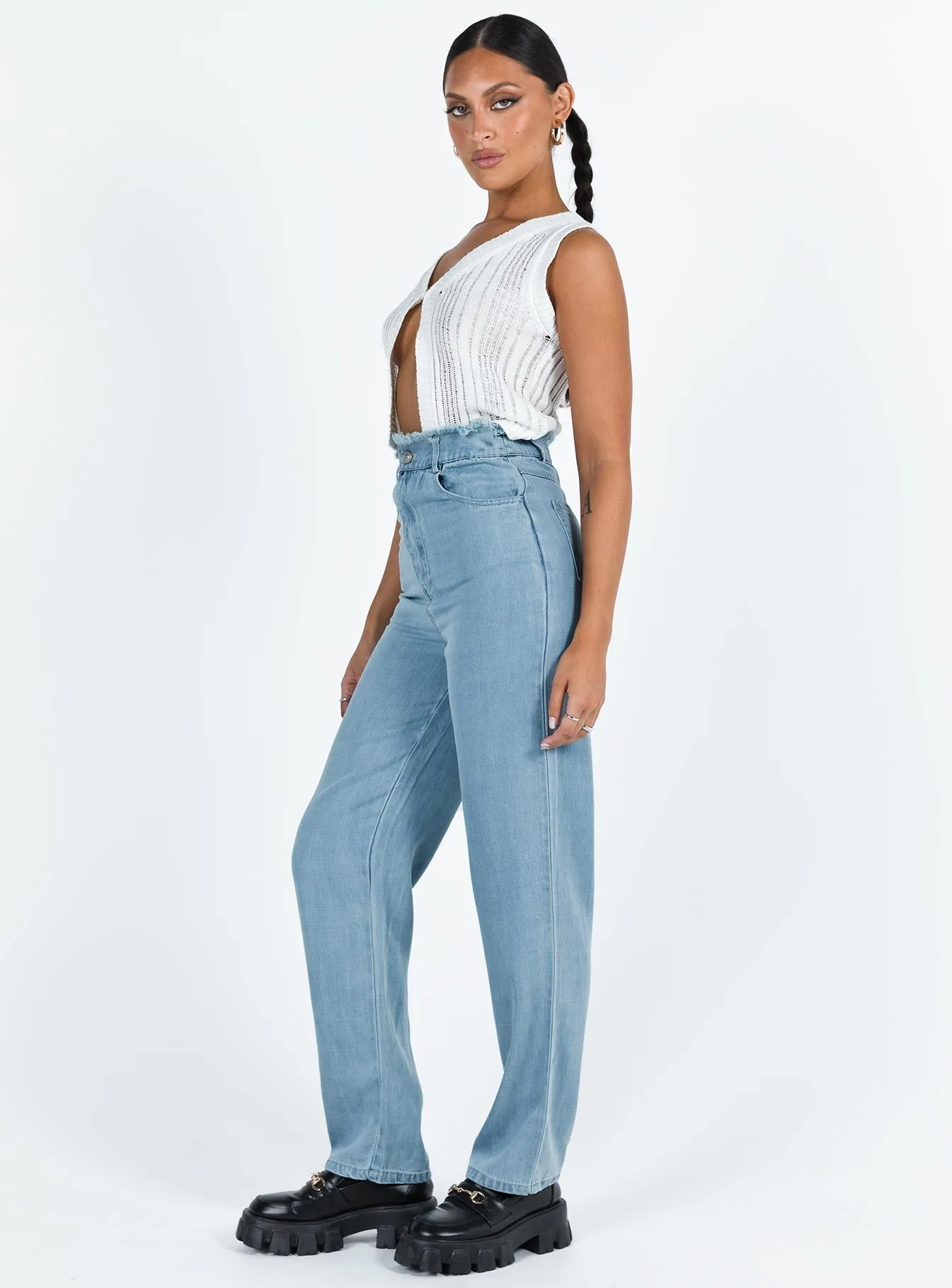Nathalia Jeans Mid Wash Denim Pure Comfort Wardrobe Classic