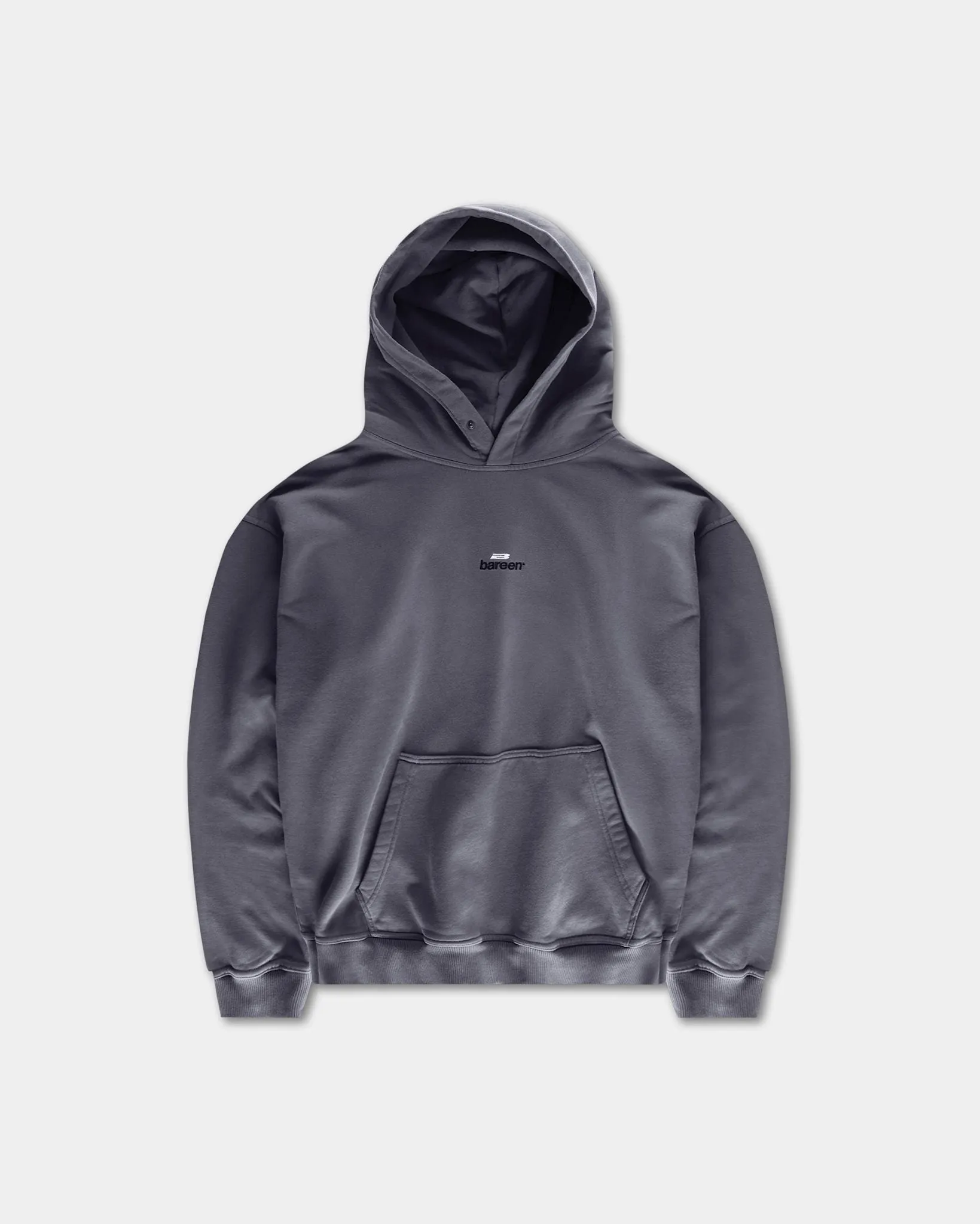 Tear Resistant Oversized Hoodie, Women - Logo 3.0 - Dark Grey checked shorts