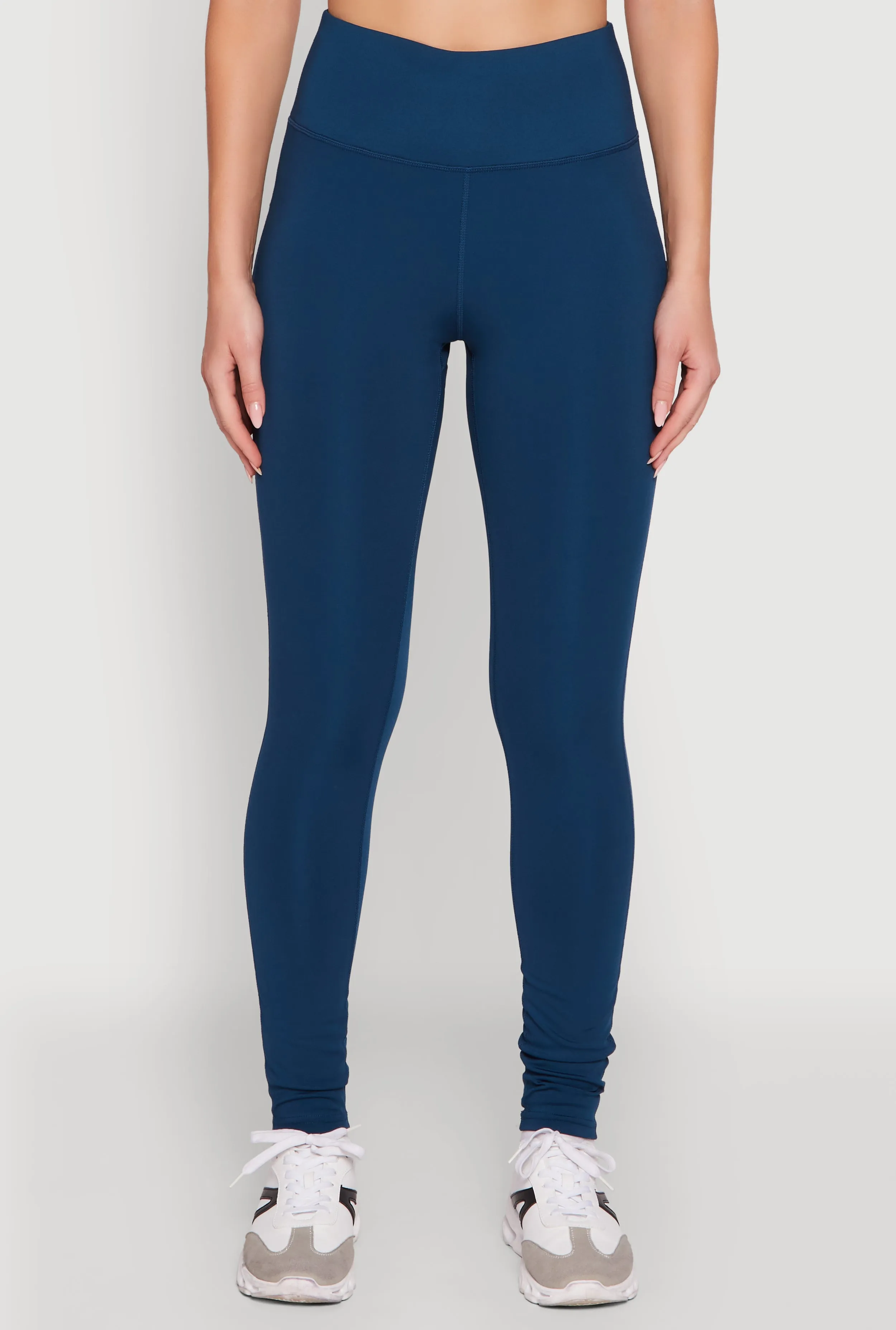 Solid High Waisted Yoga Pants For Teens Ultra Light