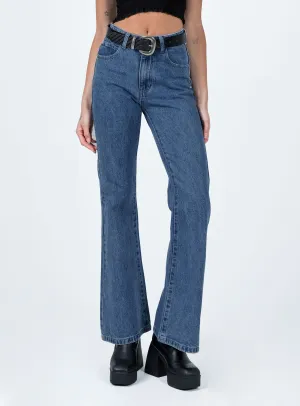 Travel Light Fit For Daily Cabarita Lounge Denim Jeans Dark Wash