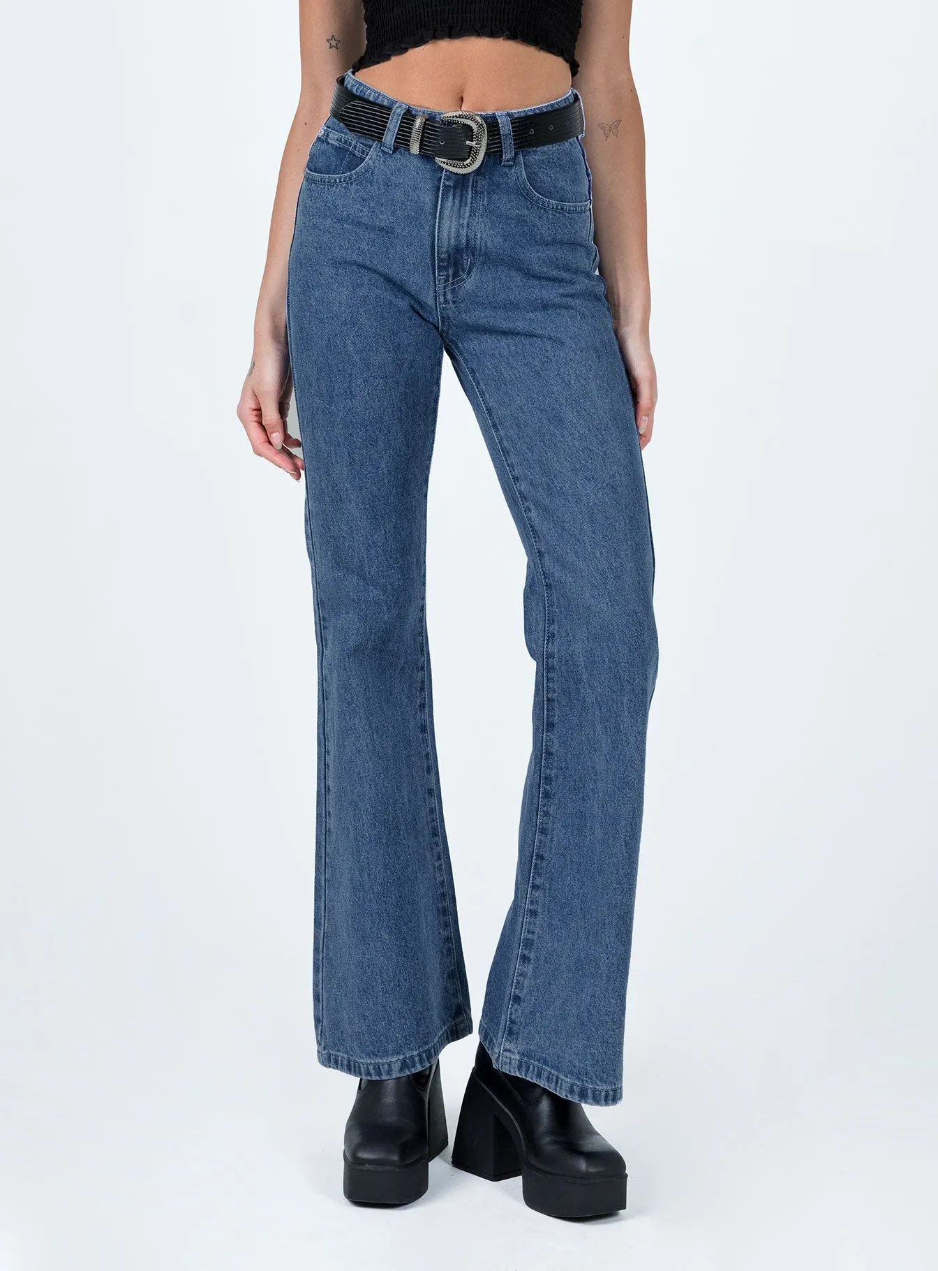 Travel Light Fit For Daily Cabarita Lounge Denim Jeans Dark Wash