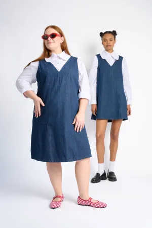 The Denim Pinafore Park Day