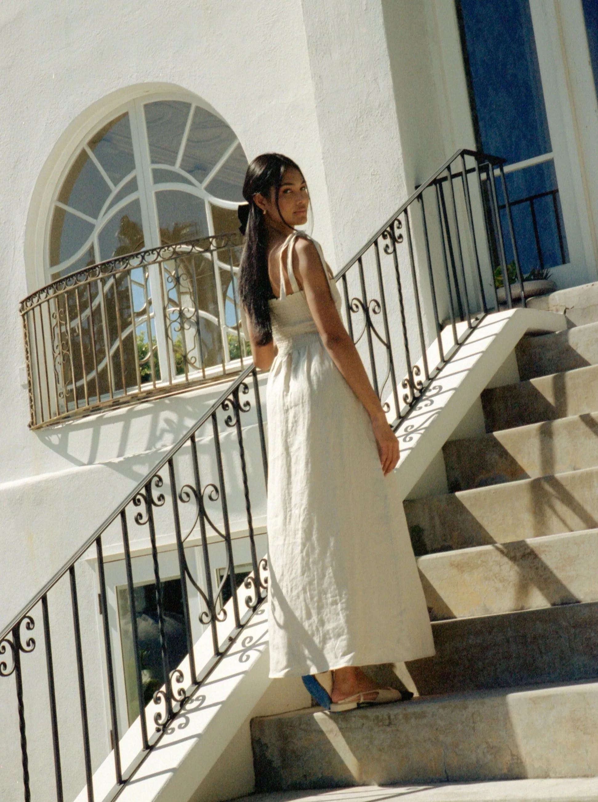 Sophie Dress - Oatmeal Linen Snow Core Luxury Core