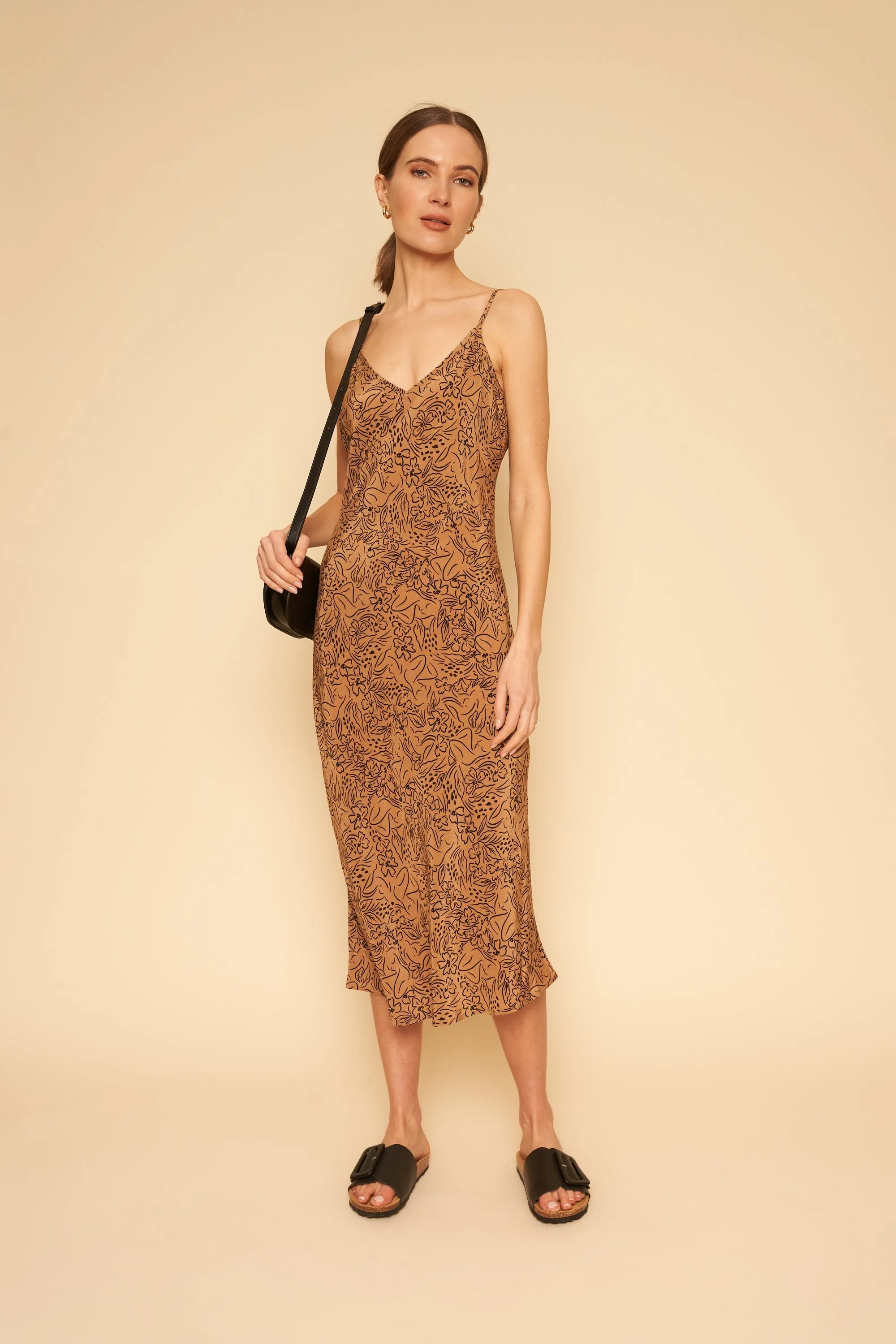 TumbleDry Safe Freya Slip Dress - Lady Print