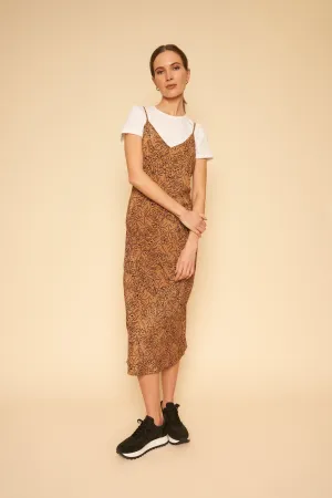 Freya Slip Dress - Lady Print FormFitting Cut Stream Fit