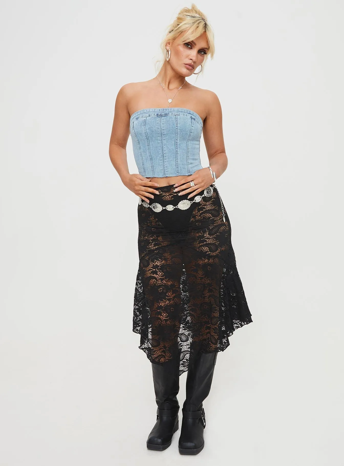 Wrinkle Resistant Treatment Eco Friendly Material Houser Top Denim