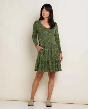 Marley Tiered Long Sleeve Dress Loose Thread