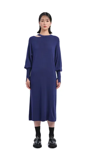Biella Wool Knit Dress Mind Glow Retro cool