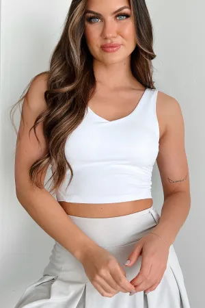 product development SoftTouch Surface Breeze On By Brami Crop Top (Off White)
