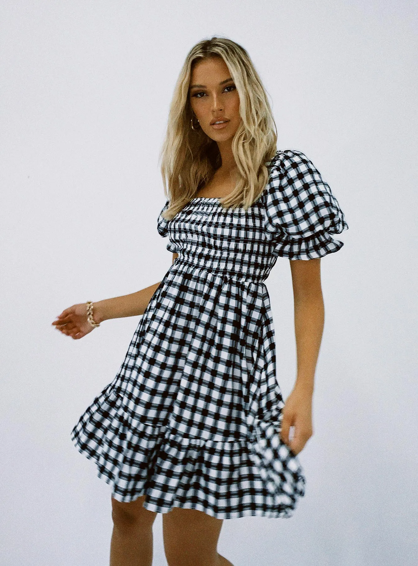 Trend Soft Adelio Mini Dress Black / White