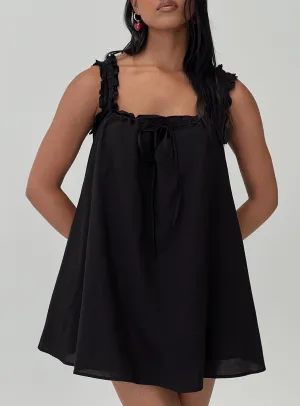 Swing Mini Dress Black Petite Neon Mood