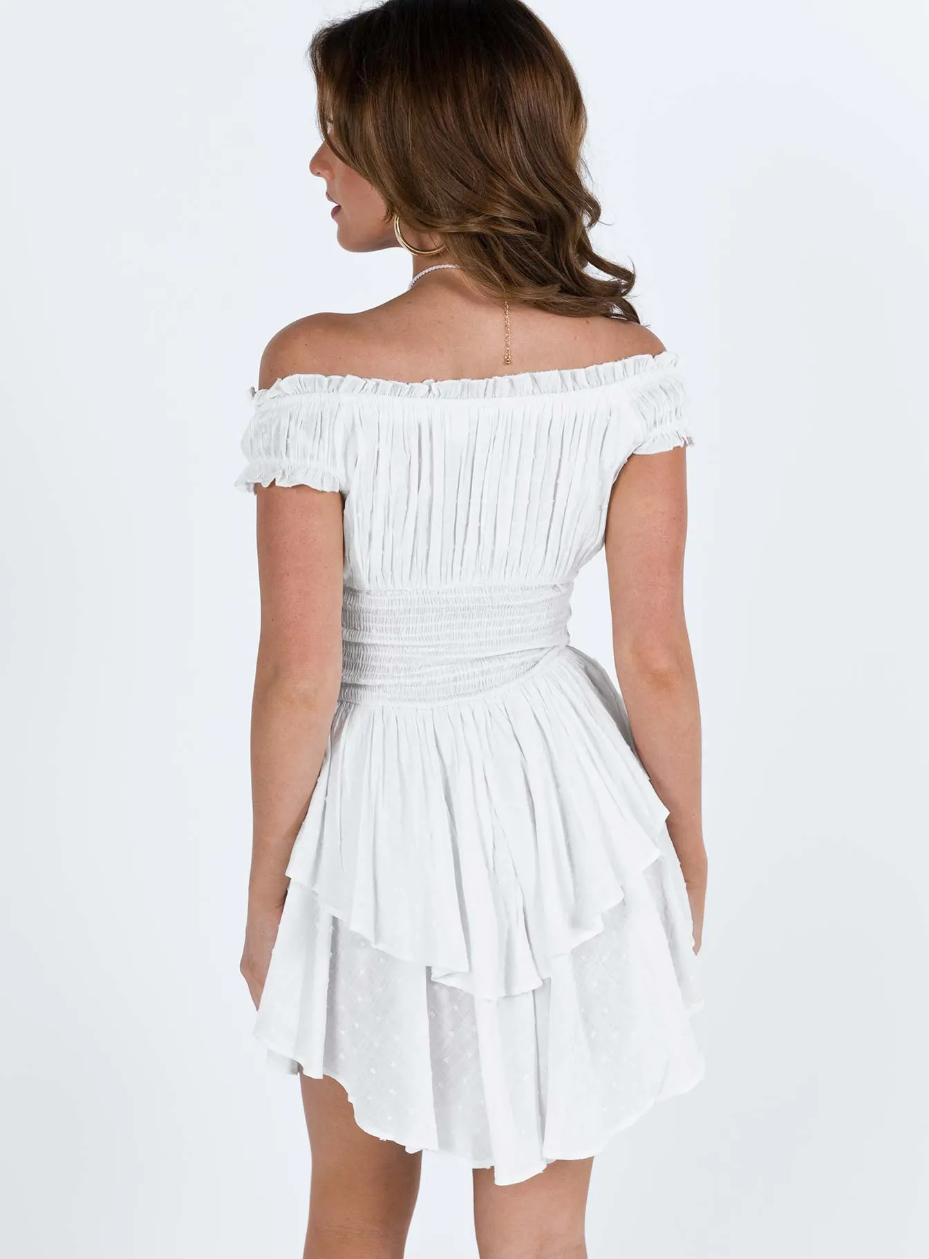 The Love Galore Playsuit White Petite Girls Night