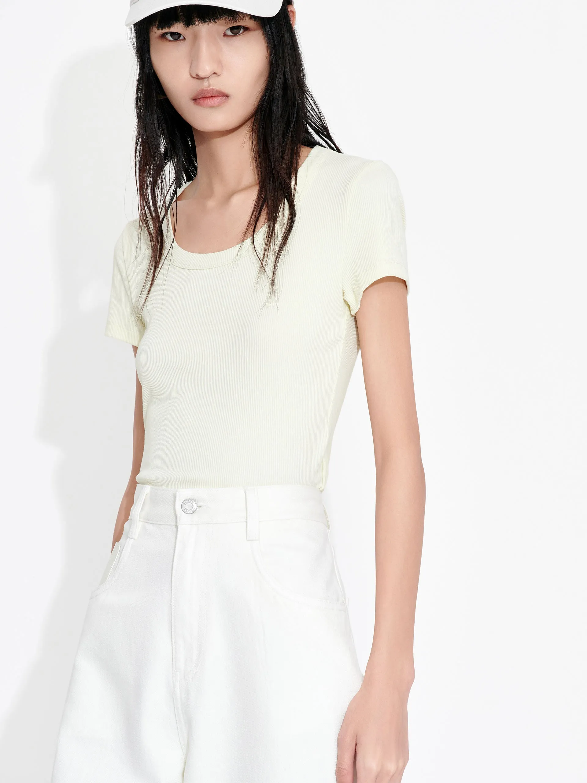 School spirit Cropped Slim Fit T-shirt