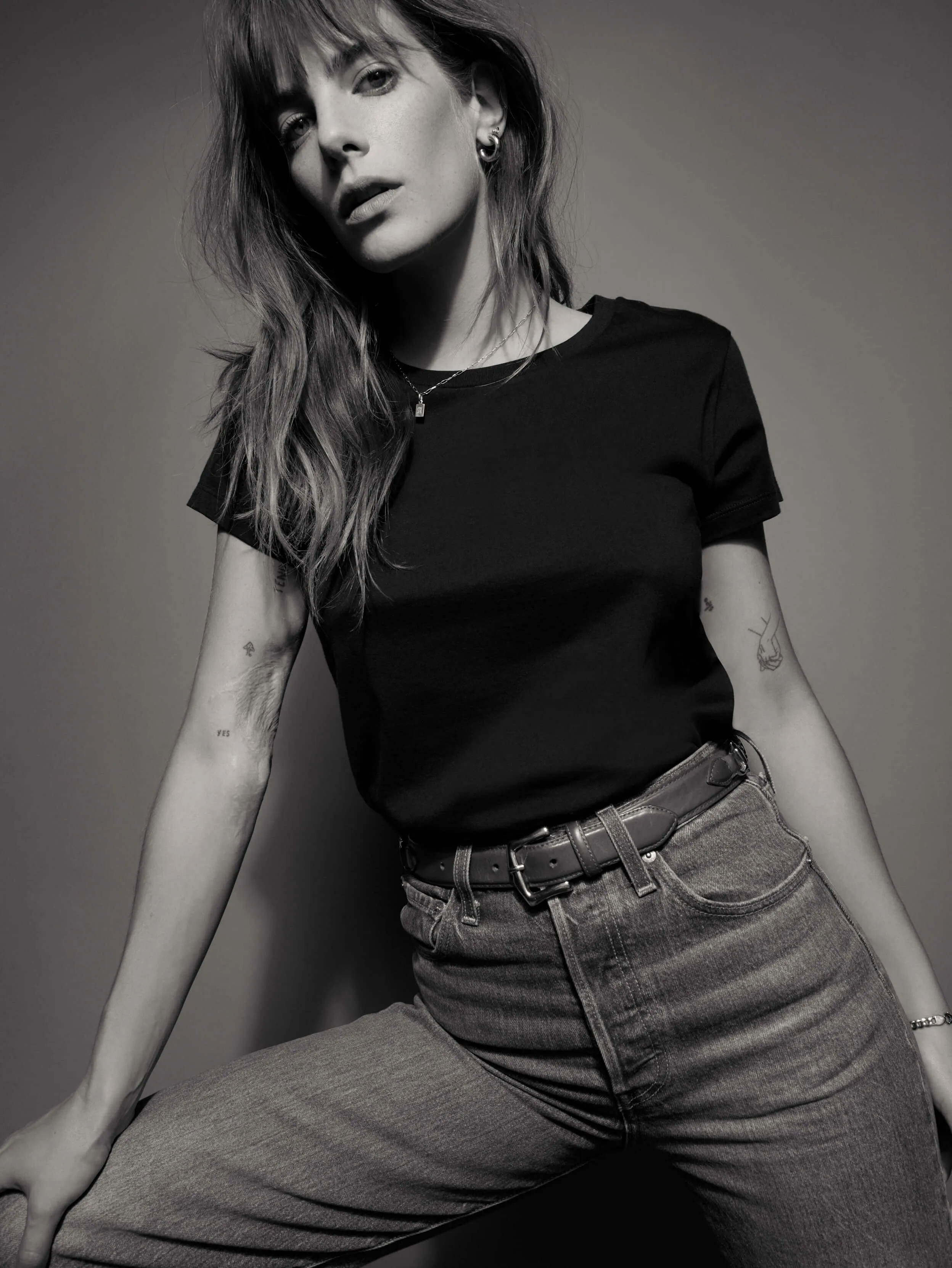 Party Ready Eco Core Goldie Tee - Black