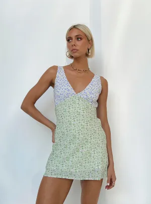 Flash Vibe UPF Sun Protection Nellie Mini Dress Two Tone Multi