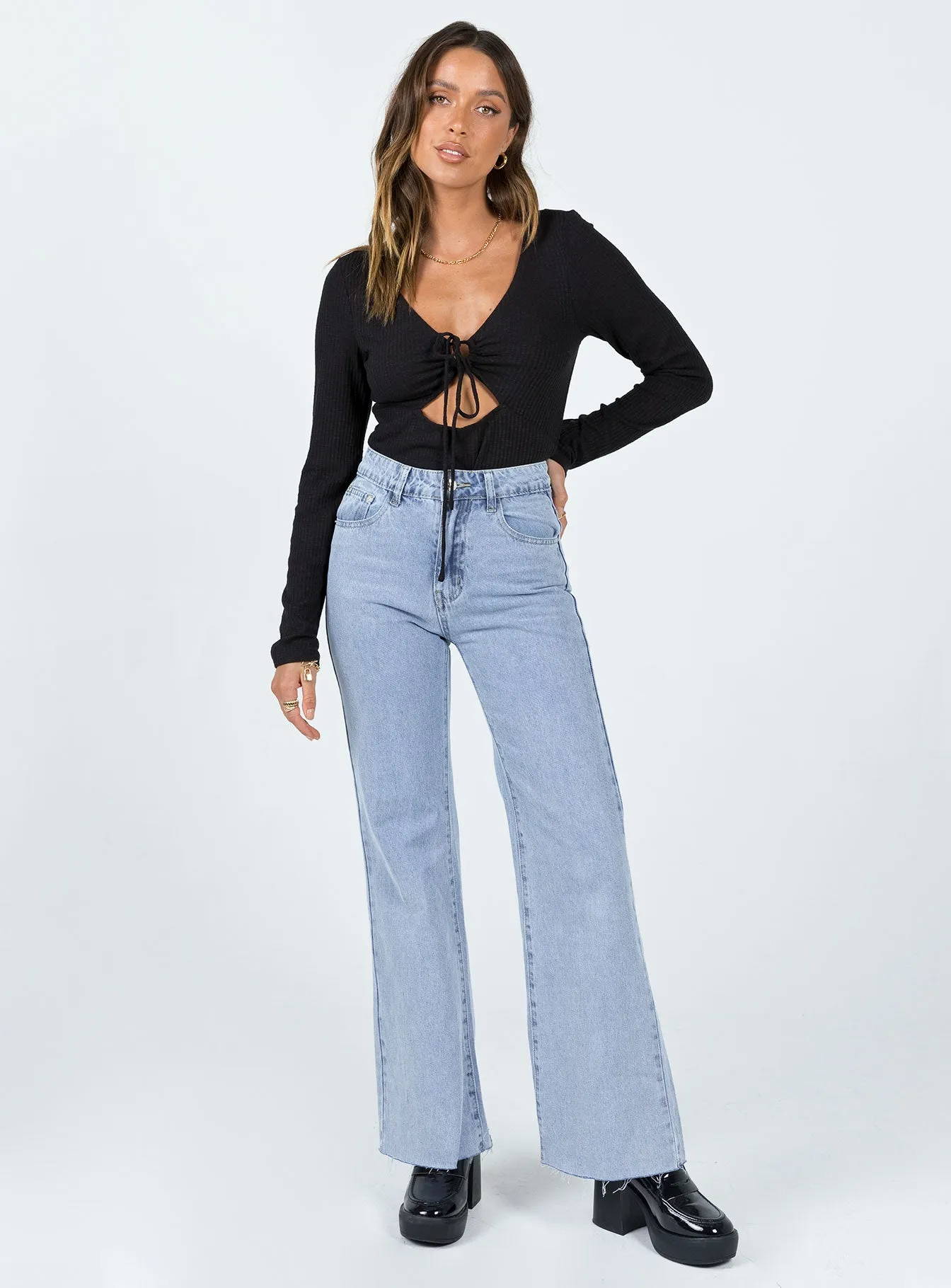 Belinda Long Sleeve Bodysuit Black Daily Model