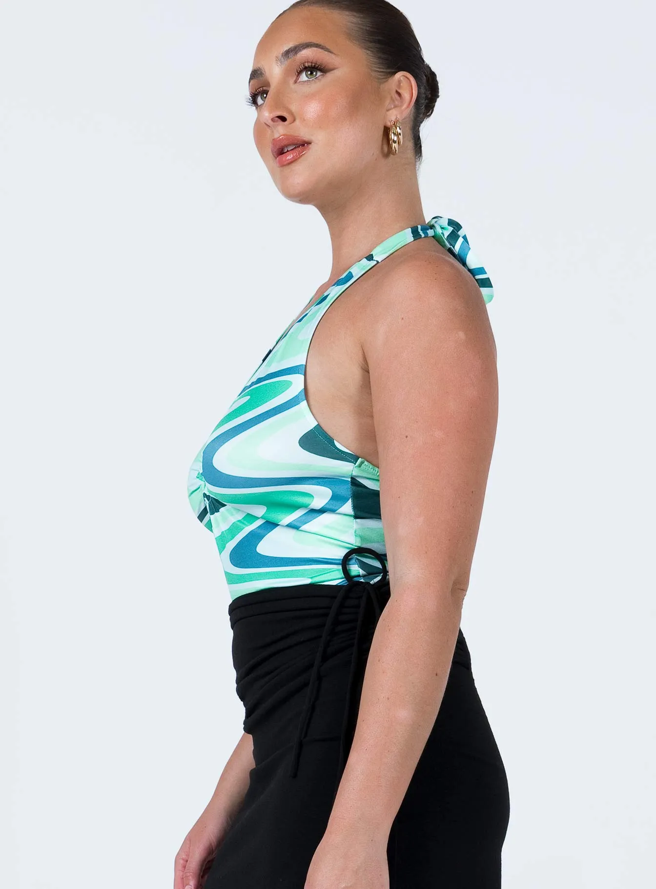Basic Training Briana Bodysuit Green Multi