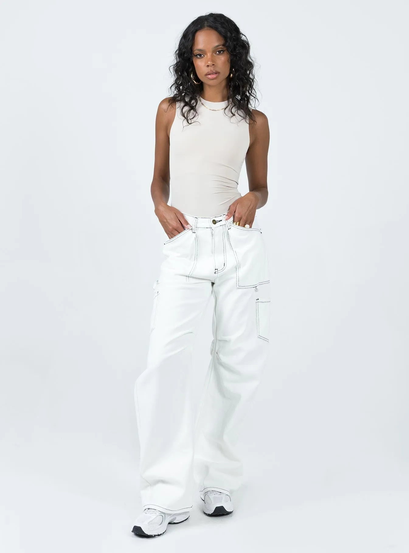 Loose Fancy New Soft Fischer Bodysuit Bone