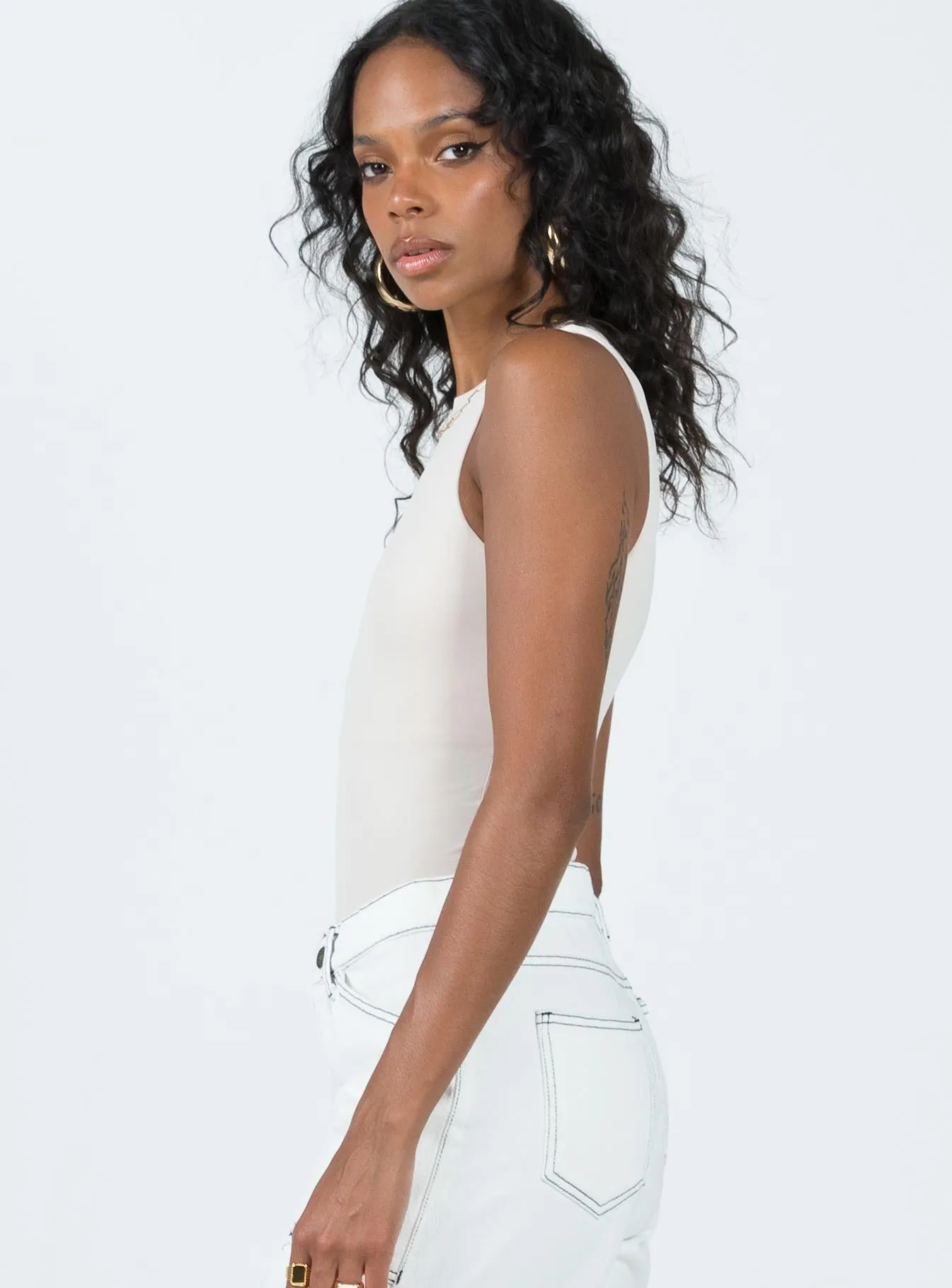 Unique Dance Fischer Bodysuit Bone